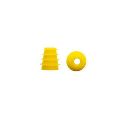 Sanibel 8012968 ADI Ear Tips, Flanged 5-8 mm Yellow, 100/bag