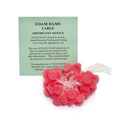 Foam dams, large pink color