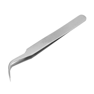 Curved tip tweezers