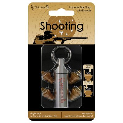 Crescendo Shooting Ear Plugs with Block