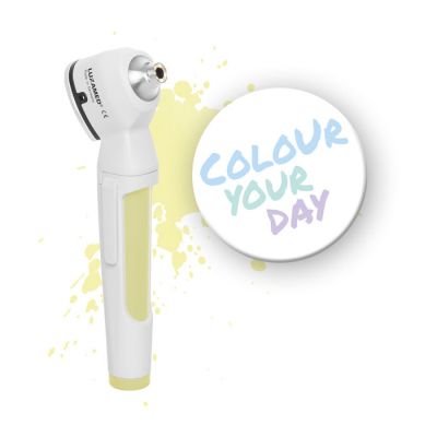 LuxaScope Auris 2.5V LED Otoscope Colour Your Day, Colza-Yellow