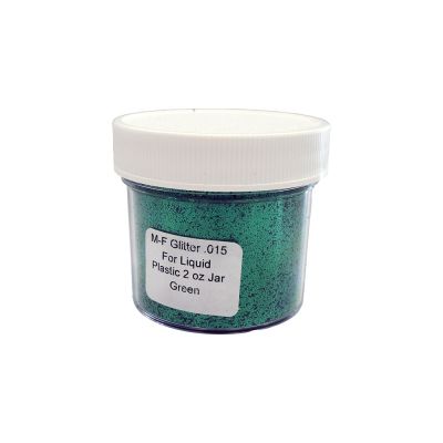 MF Glitter .015 Diameter, 2 oz Jar, Green
