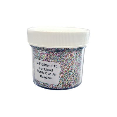 MF Glitter .015 Diameter, 2 oz Jar, Rainbow