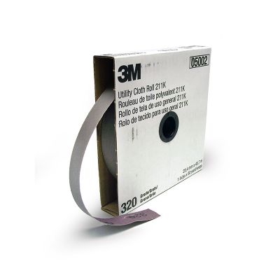3M 211K sandpaper roll, 1", 120 grit.