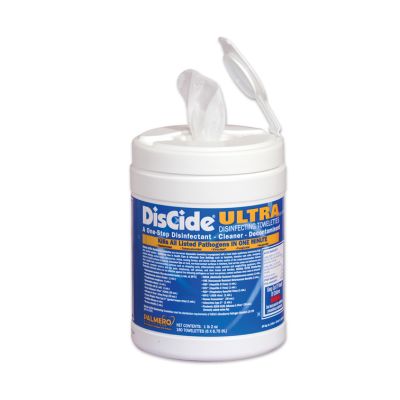 DisCide Ultra Disinfecting Cleaning Wipes, canister of 160