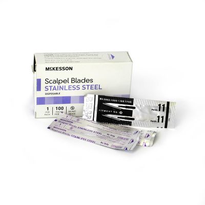 Stainless Steel Scalpel Blades, Pack of 100