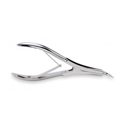 Tweezer like curved tubing expander 