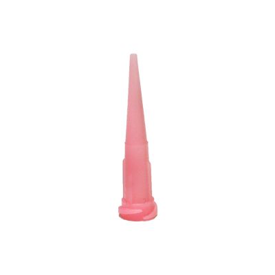 Tapered Dispensing Tip, 1.25" Pink 20 gauge