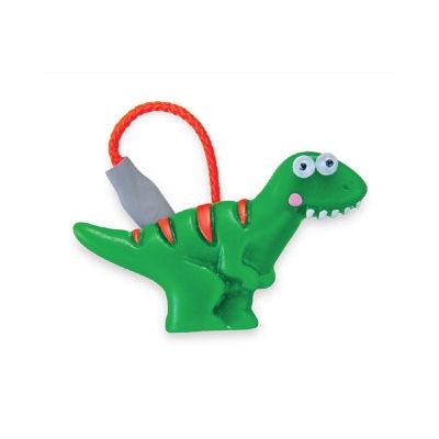 Monaural BTE Dino Clip, 7.5", Rex, Orange Cord