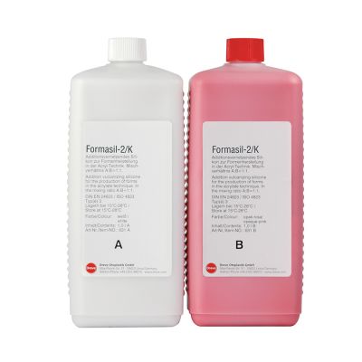 Dreve 633 Formasil 2K Silicone Investment Material, Pink Opaque, Two 5 L Bottles