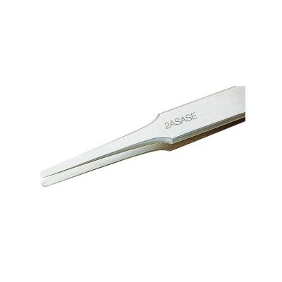 Excelta 2A-SA-SE #2A Tapered Tip Tweezers with Flat Round Points