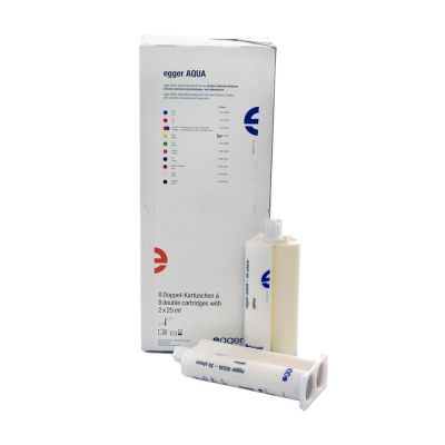 egger AQUA silicone material in a box of eight DM cartrdges