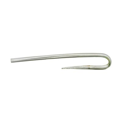 Hal-Hen #13 thick single bend long quill tygon tubing. Pack of 25.