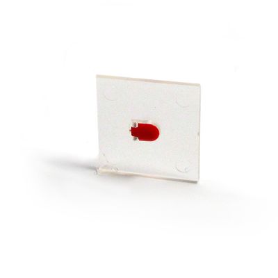 UV Transparent Wax Guard, Clear Plate, Red Door