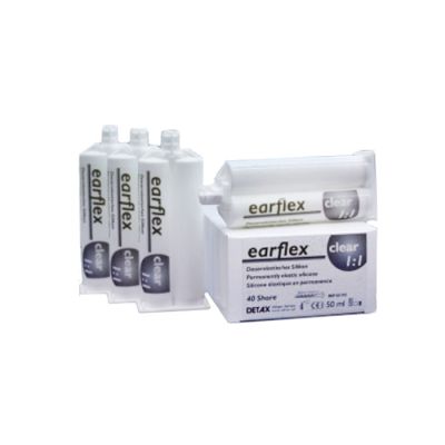 Detax earflex silicone earmold material cartridges