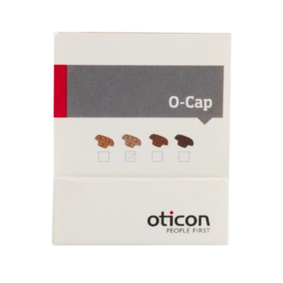 Oticon O-Cap Microphone Covers, Light Brown, Pack of 8