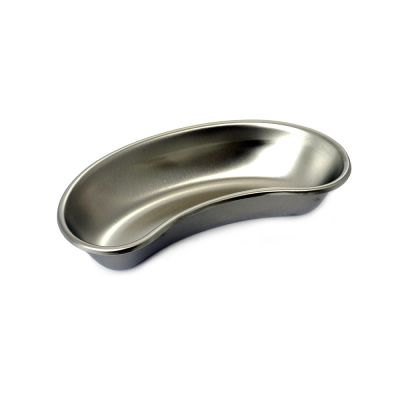 Stainless Steel Kidney Shaped Basin, 12 oz