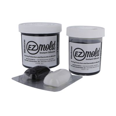 Westone EZ Mold Tub Set, Black, 8oz Tub
