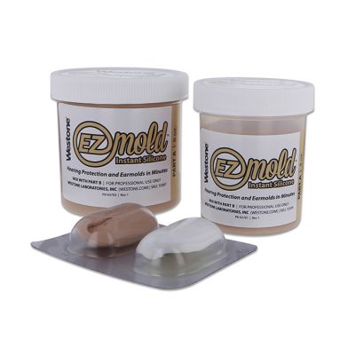 Westone EZ Mold Tub Set, Beige, 8oz Tub