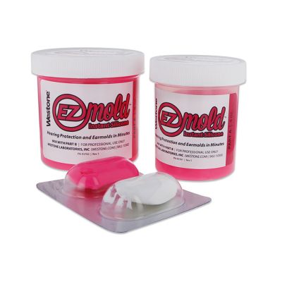 Westone EZ Mold Tub Set, Pink, 8oz Tub