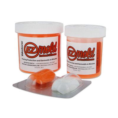 Westone EZ Mold Tub Set, Orange, 8oz Tub