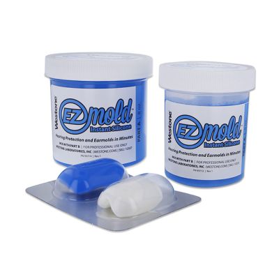 Westone EZ Mold Tub Set, Blue, 8oz Tub