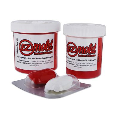 Westone EZ Mold Tub Set, Red, 8oz Tub