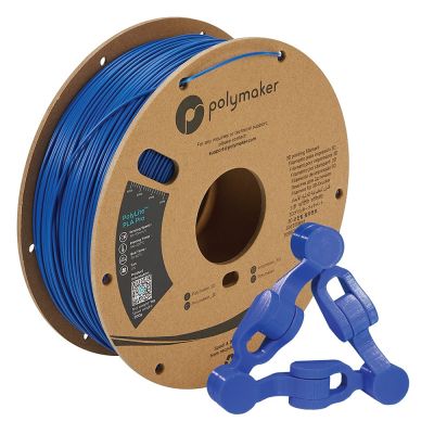 PolyLite PLA Pro 3D Printing Filament 1.75 mm, Blue, 1 kg Roll