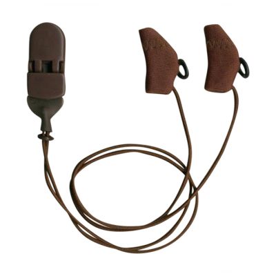 Ear Gear 57456 Micro Eyeglasses, Corded, Binaural, Chocolate Brown
