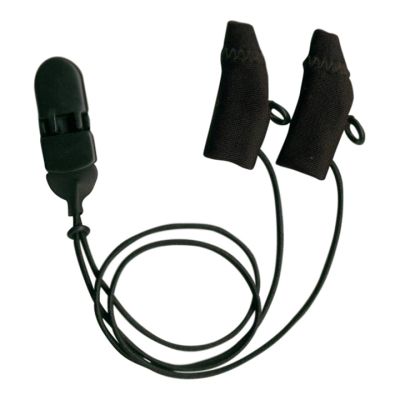 Ear Gear 57081 Mini Eyeglasses, Corded, Binaural, Black