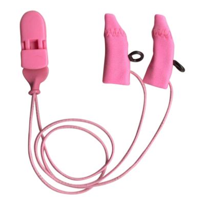 Ear Gear 57078 Mini Eyeglasses, Corded, Binaural, Lipstick Pink