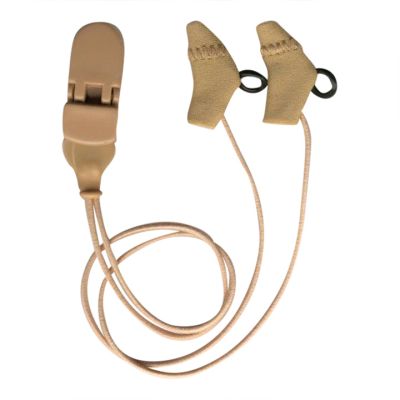 Ear Gear 57455 Micro Eyeglasses, Corded, Binaural, Beige