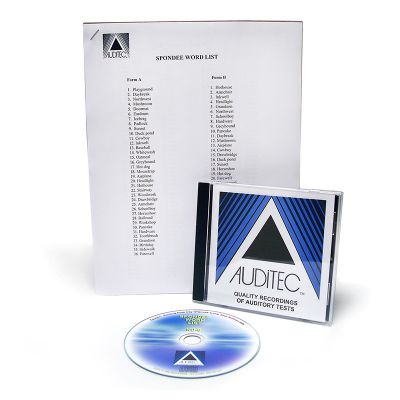 Auditec Spondees, NU-6 Word Recognition Test