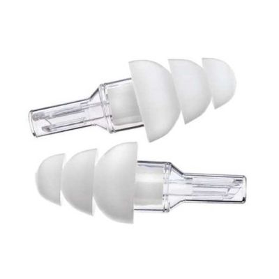 Etymotic ER20 ETY Clear Stem/White Tip Earplugs, Large