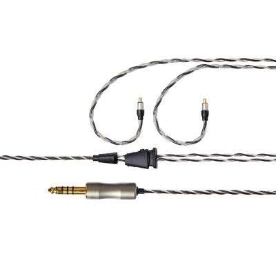Linum 8030103 UltraBaX Cable, T2 Earhook, 4.4 mm TRRRS, Zebra