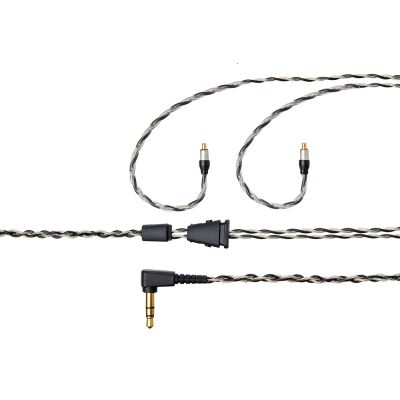 Linum 8030100 DualBaX Cable, T2 Earhook, 3.5 mm TRS, Zebra