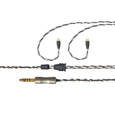 Linum 8030450 DualBaX Cable, 2-Pin Earhook, 4.4 mm TRRRS, Zebra
