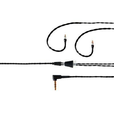 Linum 8010212 SuperBaX Cable, T2 Earhook, 3.5 mm TRS, Black
