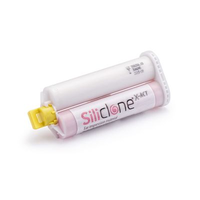 Westone SiliClone X-act Impression Material, Box of 8 with Medium Pink Mixing Tips