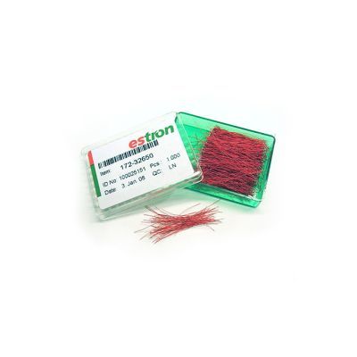 Estron 172307050 ESW Litz Wire, 30mm, Red, Box of 1000