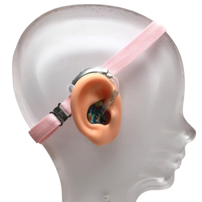 Ear Suspenders,  Adult, Light Pink