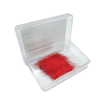 Litz wire, red, in a plastic box of 1000 pieces