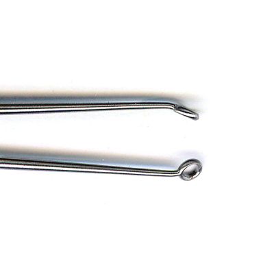 Buck Ear Curette, Mid-grade, Angled Size 0