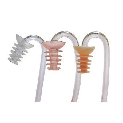 Flanged canal tips showing different colors