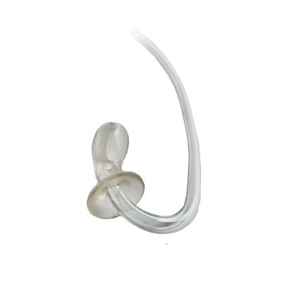 Directional canal tip with Flexbend tubing for the left ear, size medium.