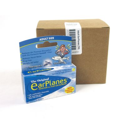 EarPlanes adult size in a box of 12 pairs