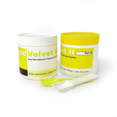 Gold Velvet II Silicone Impression Material, 80 Impressions, 1.3 kg