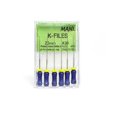 Endodontic Files, #30 Blue, Pack of 6