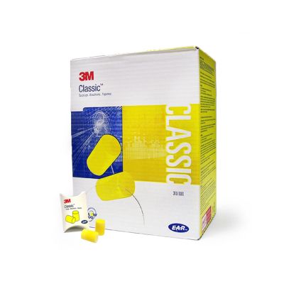 3M 310-1001 E-A-R Classic Earplugs, Box of 200 Pair