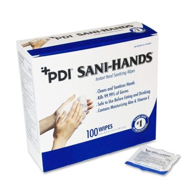 individually wrapped instant hand sanitizing wipes